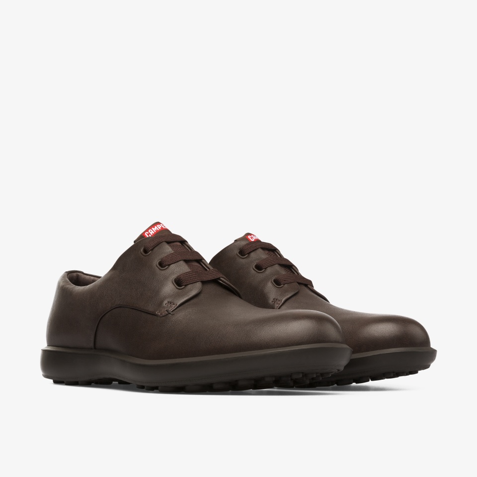 Zapatos de Vestir Camper Atom Work Hombre - Marrones Oscuro | Camper Online + 8701FXABZ